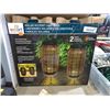 Image 1 : Exhart Solar Accent Lanterns Pack of 2