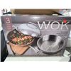 Image 1 : Stainless Steele Wok With Steamer and Lid 3pc Set