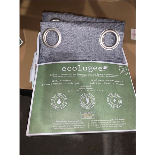 Total blackout grommet window curtain 2 pack