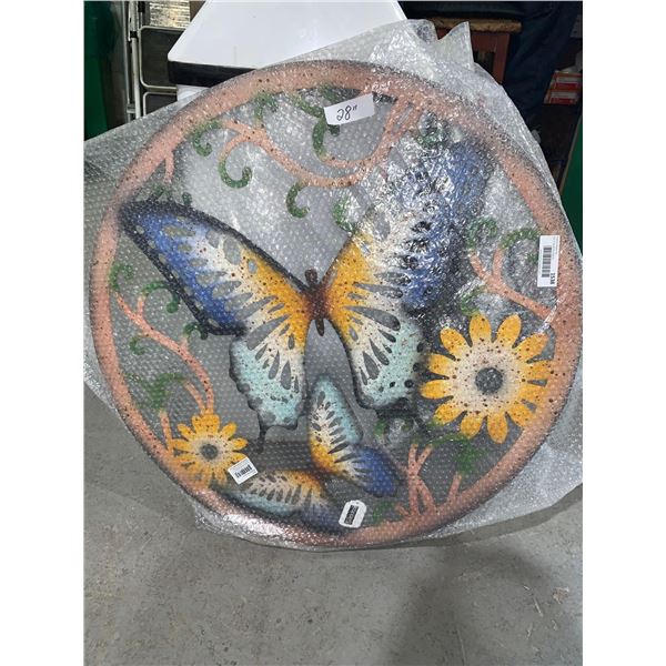 Koopers Butterfly Metal Sign- Yard Art