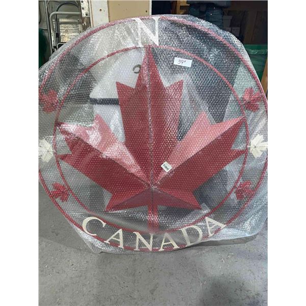 Koopers Canada 39" Metal Sign- Yard Art