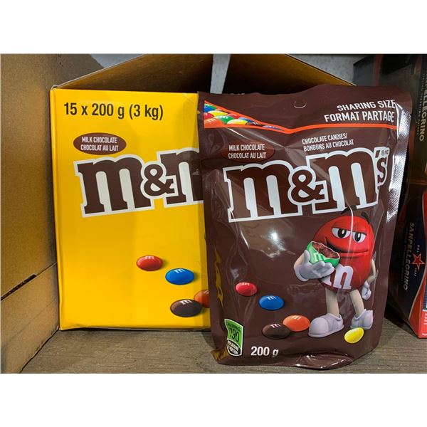 M&M Milk Chocolate 15x200g