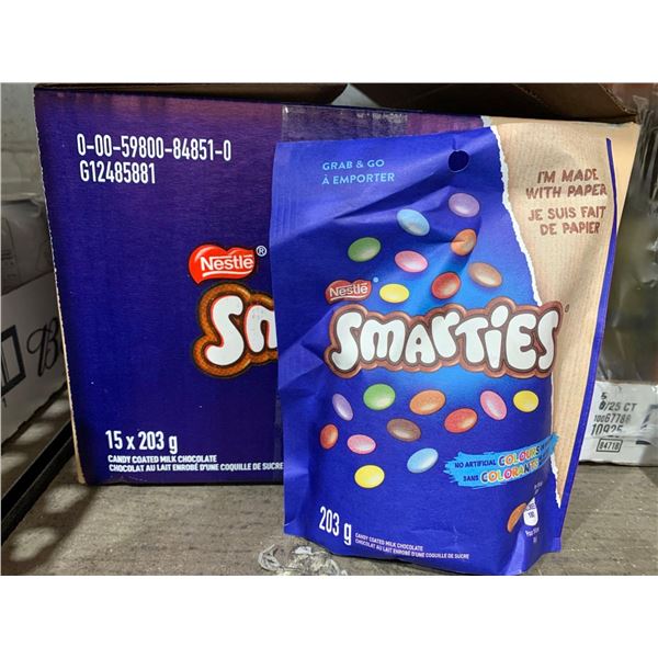 Smarties milk chocolate 15 x 203g