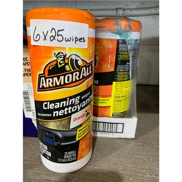 Armor All Cleaning Wipes 6x25 Wipes