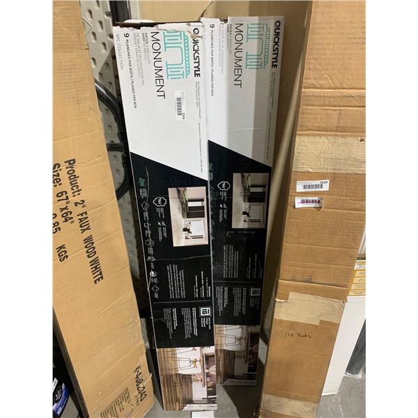 Quickstyle Monument 7"x48" Floating DropLoc Flooring 2x9 planks