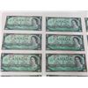 Image 2 : (15) 1967 Canada Confederation Centennial $1 Paper Bills - Clean and Crisp