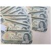 Image 3 : (50) 1973 Canada $1 Bills : Serial Numbers ECM8499101-ECM8499135