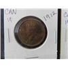 Image 4 : 5 Canadian Large Pennies 1907, 1911, 1912, 1915, 1918