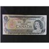 Image 2 : 1973 Canada $1 Paper Bill Serial # ACB 8888828