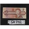 Image 1 : 1986 Canada $2 Paper Bill - Crisp