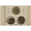 Image 1 : 3-SILVER DIME SIZED OTTOMAN EMPIRE PARA COINS