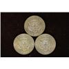 Image 2 : 1966, 67 & 1968-D 40% SILVER JFK HALF DOLLAR