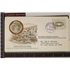 Image 1 : STERLING SILVER PROOF ROUND ON FDC ENVELOPE THE