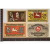 Image 1 : 4 PIECES 1921 GERMAN BRAUNSCHWEIG NOTGELDS