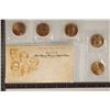 Image 2 : 2009 1ST SPOUSE BRONZE 5 MEDAL SET IN ENVELOPE