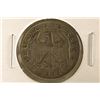 Image 1 : 1925-D GERMAN SILVER 1 REICHSMARK .0804 OZ. ASW