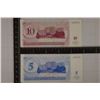 Image 2 : 2-1994 TRANISTRIA CRISP UNC BILLS: 5 & 10 RUBLES