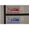 Image 2 : 2-1994 TRANISTRIA CRISP UNC BILLS: 5 & 10 RUBLES