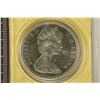 Image 2 : 1967 CANADA UNC SILVER $1 (.6000 OZ. ASW)