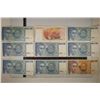 Image 1 : 9 YUGOSLAVIAN BILLS: 7-1990 FIVE HUNDRED DINARA