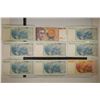 Image 2 : 9 YUGOSLAVIAN BILLS: 7-1990 FIVE HUNDRED DINARA