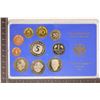 Image 1 : 1979 GERMAN 10 COIN PROOF SET IN HARD PLASTIC