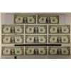 Image 1 : 11 CRISP UNC 2003 $1 FRN'S (STAR NOTES) WITH