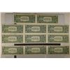 Image 2 : 11 CRISP UNC 2003 $1 FRN'S (STAR NOTES) WITH
