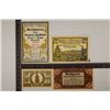 Image 1 : 5 GERMAN 1921 NOTGELDS. CRISP UNC. 20, 25, 50 AND