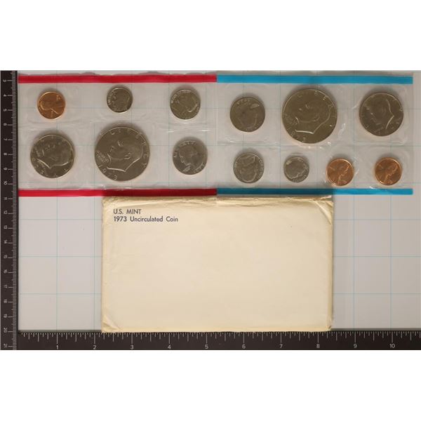 1973 US MINT SET (UNC) P/D/S (WITH ENVELOPE)