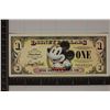 Image 1 : 2008 ONE DISNEY DOLLAR. COLORIZED, CRISP UNC