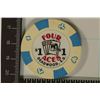 Image 2 : $1 FOUR ACES CASINO CHIP. DEADWOOD, SD. WATCH FOR