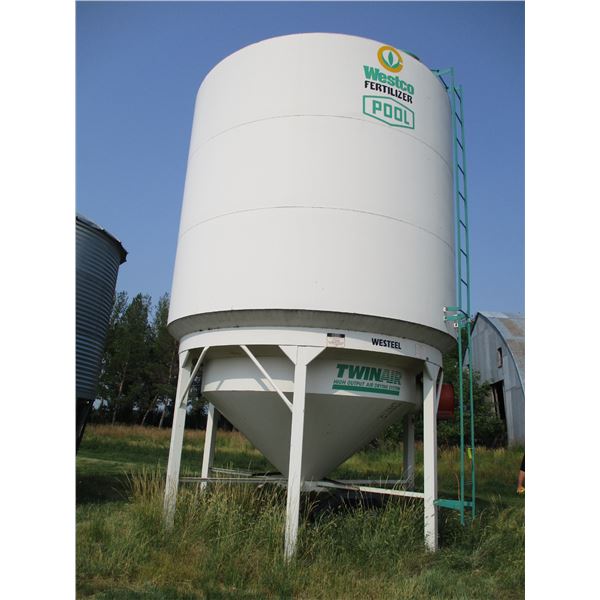 Westeel Fertilizer Hopper Bottom Bin with Aeration (2000 Bushels)