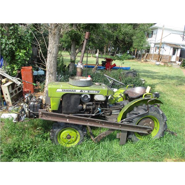Yanmar YM 155D Tractor with 3 Pt Hitch