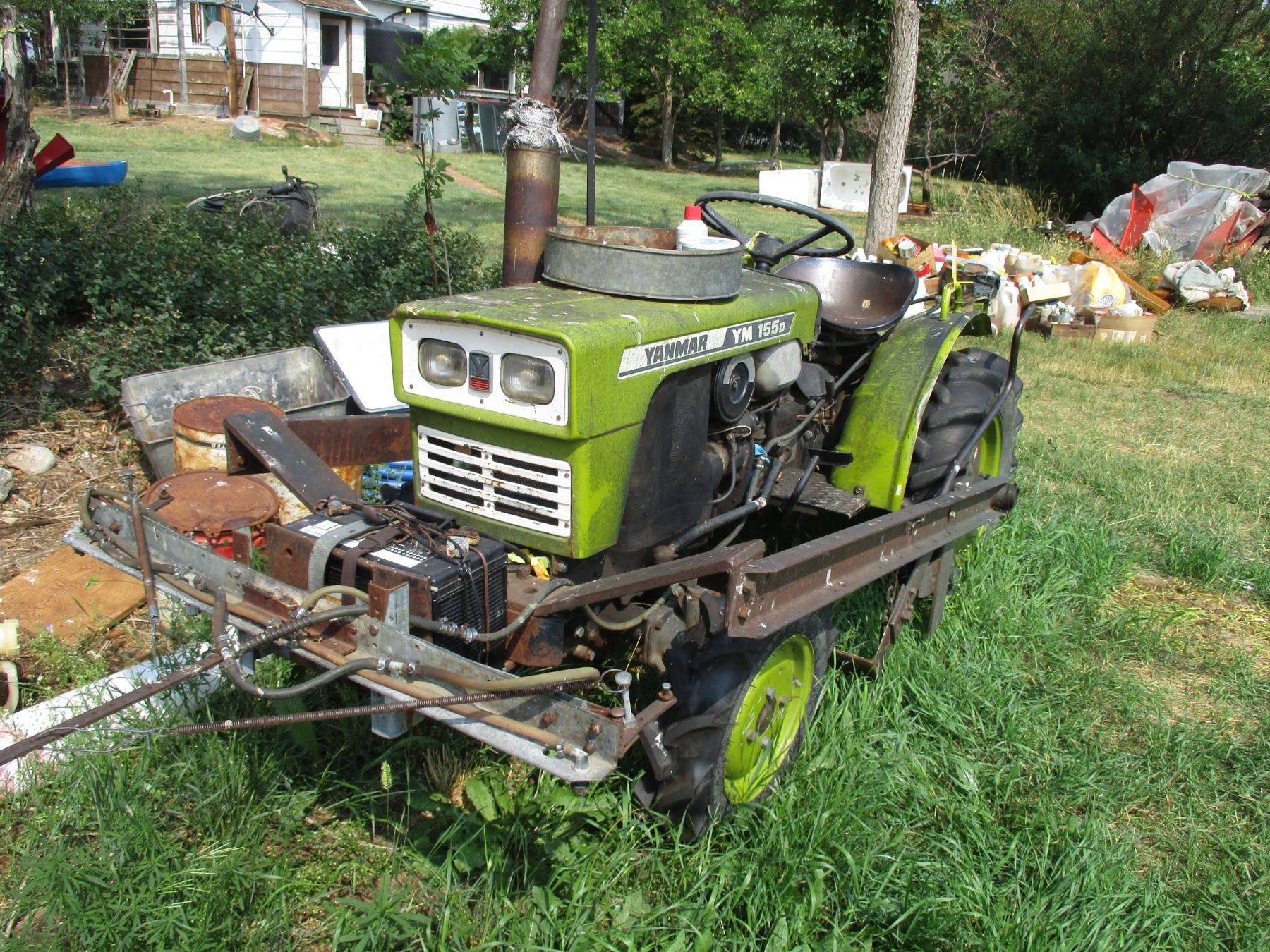 Yanmar YM 155D Tractor with 3 Pt Hitch Bodnarus Auctioneering