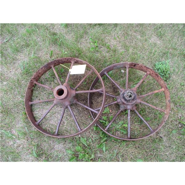 (2x Bid Price) (2) 20" Steel Wheels