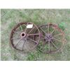 Image 1 : (2x Bid Price) (2) 20" Steel Wheels