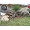 Image 1 : Vintage 4 Wheel Wooden Wagon