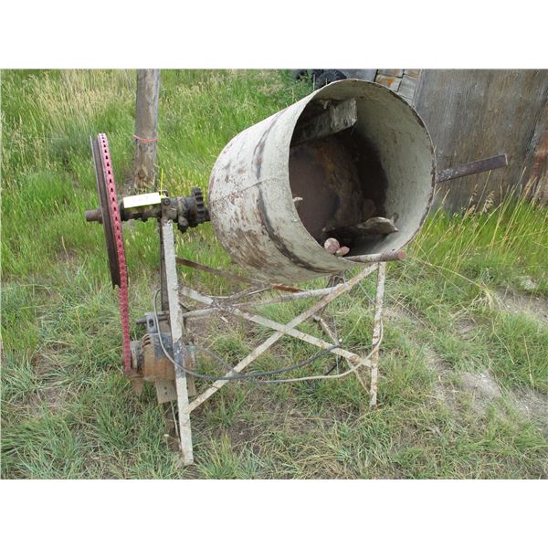 Vintage Cement Mixer Bodnarus Auctioneering