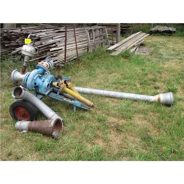 Bauer 5" Pto Gear Drive Irrigation Pump with 4 Attachments