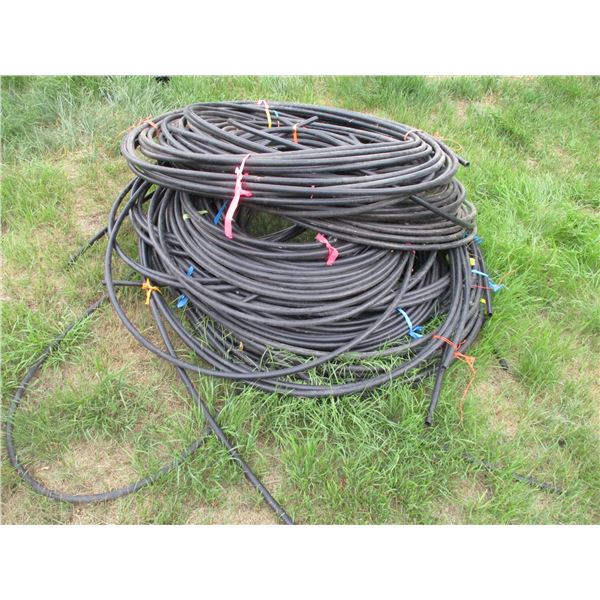 Pile of 1/2" Poly Tube (Various Lengths - Partials or Used)