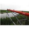 Image 6 : Brandt 845 45' Auger Tube without Auger with 4" Irrigation Intake and Agitator on the end