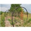 Image 6 : Arch Hoops (10' Diameter), Rebar Posts, 2" Pipe