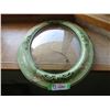 Image 1 : Convex Oval Picture - Framed with Glass (Glass is damaged)