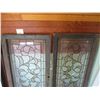 Image 5 : (2x Bid Price) (2) Stained Glass Windows (22.5 x 44")