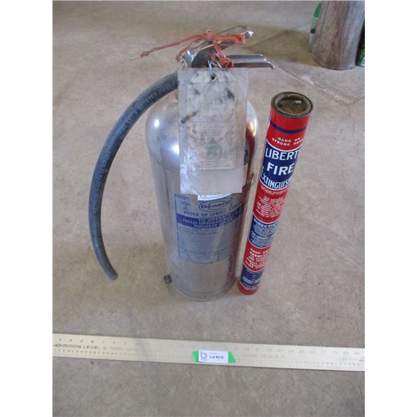 General Fire Extinguisher & Liberty Fire Tube Style Extinguisher