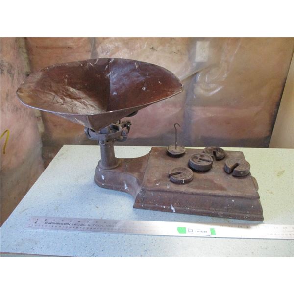 Richelieu Table Top Scale with Weights & Pan