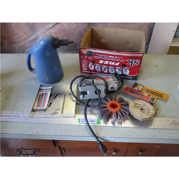 Black & Decker Jig Saw with Blades and Guide, Misc.