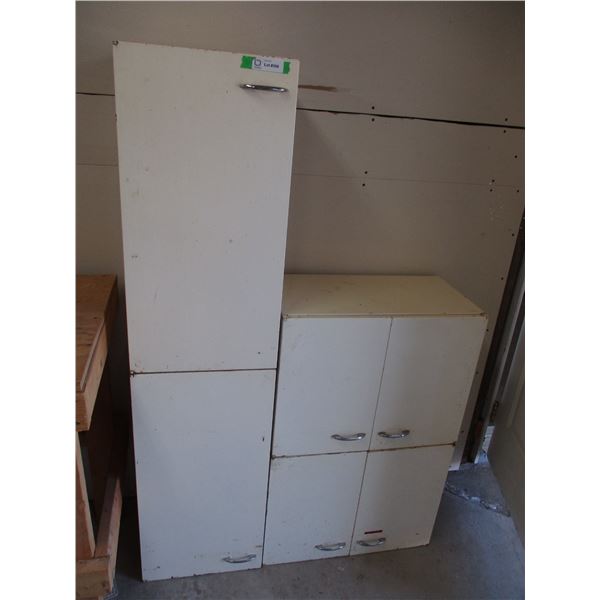 Two Piece Metal Storage Cabinet (39 x 60")