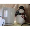 Image 3 : (2) Coffee Perks, Snowman Ceramic Cookie Jar, Water Butler